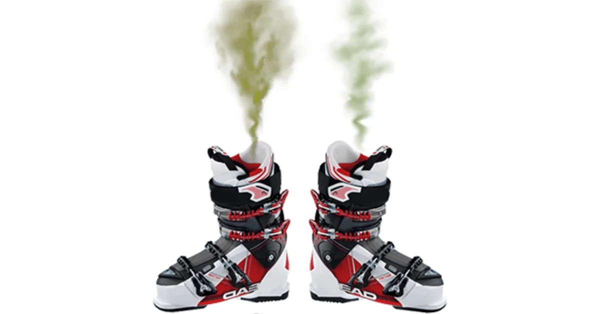 Smelly ski boots: odours linger in closed boots